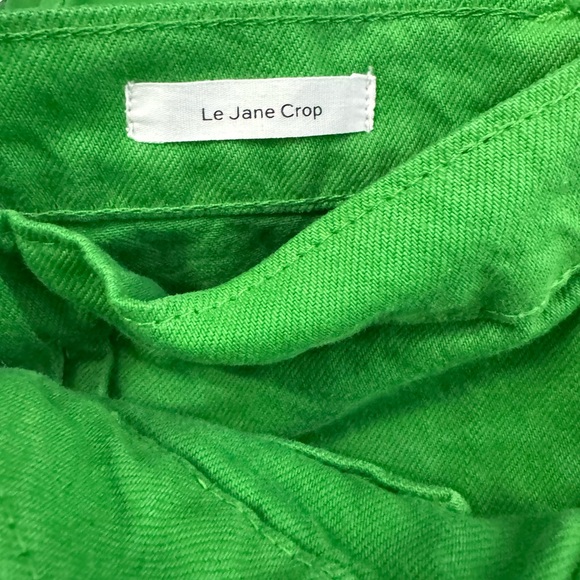 FRAME Le Jane Crop High Rise Straight Leg Jeans - Picture 7 of 8